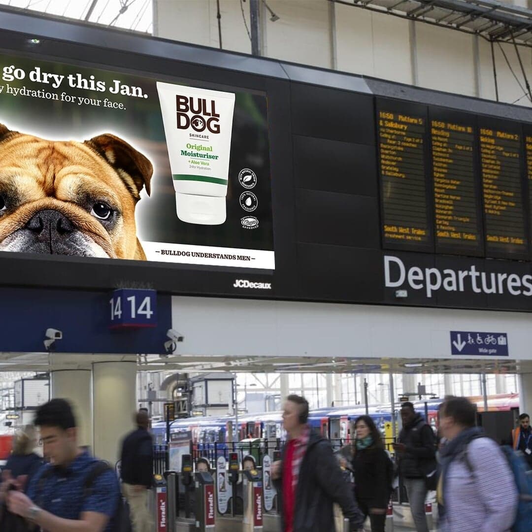 Dry January Media Campaign For Bulldog Skincare