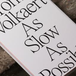 Visual Identity For Sculptor Tom Volkaert cover image