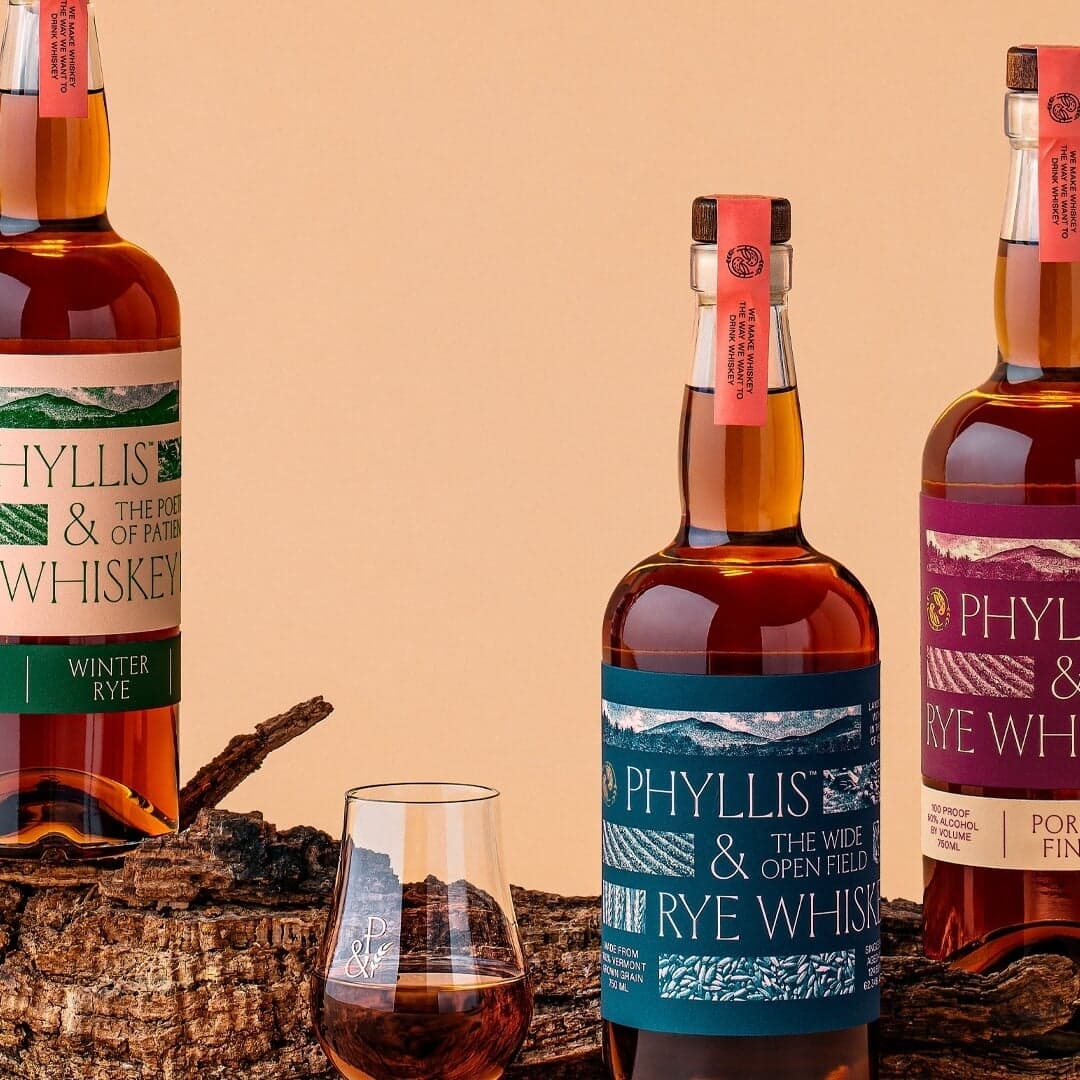 Packaging Design For Phyllis Rye Whiskey