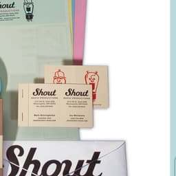 Brand Identity For Shout Radio Productions cover image