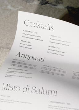 Naming And Visual Identity For An Italian Trattoria - thumbnail 4
