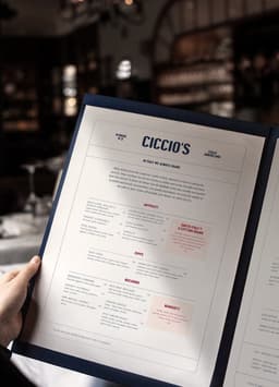 Brand Identity For Ciccio's Restaurant - thumbnail 3