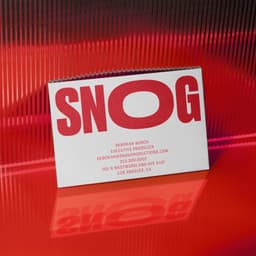 Brand Identity And Website For Snog Productions - thumbnail 5