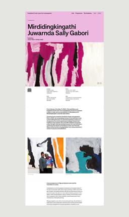 Website Redesign For A Global Contemporary Art Institution  - thumbnail 6