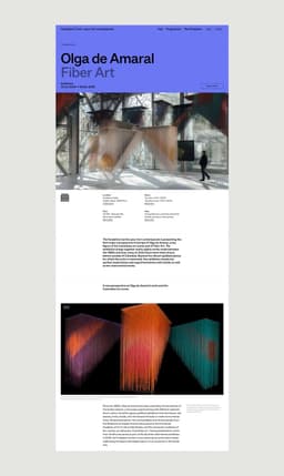 Website Redesign For A Global Contemporary Art Institution  - thumbnail 7