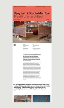 Website Redesign For A Global Contemporary Art Institution  - thumbnail 8