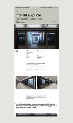 Website Redesign For A Global Contemporary Art Institution  - thumbnail 9