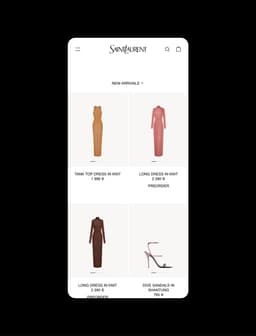 Website Redesign For A Luxury Fashion House  - thumbnail 5