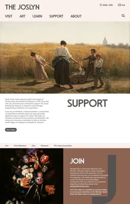 Website Design And Development For The Joslyn - thumbnail 5
