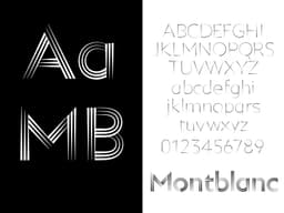 Custom Typeface Design For Montblanc Haus - thumbnail 6