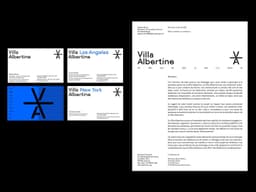 Visual Identity For Villa Albertine - thumbnail 3