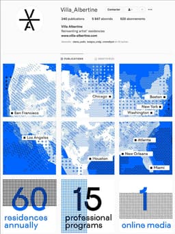 Visual Identity For Villa Albertine - thumbnail 6