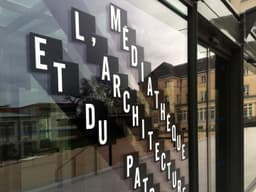 Environmental Signage For Médiathèque De L’architecture Et Du Patrimoine - thumbnail 8