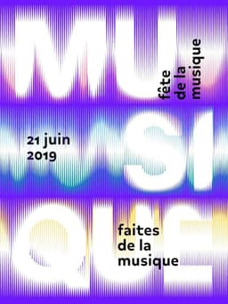 Visual Identity For Fête De La Musique 2019 - thumbnail 4