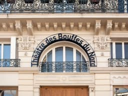 Exterior Signage For Théâtre Des Bouffes Du Nord - thumbnail 2