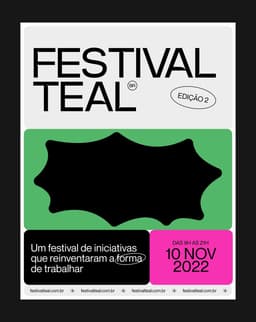 Brand Identity For Teal Brasil Festival - thumbnail 5