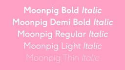 Custom Typeface For Moonpig Rebrand - thumbnail 9