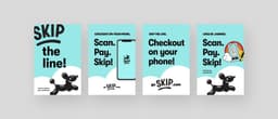 Identity And Illustration System For Skip Checkout App - thumbnail 2