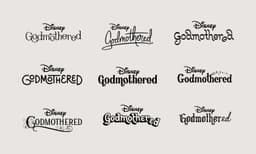 Title Treatment Explorations For Disney Godmothered - thumbnail 4