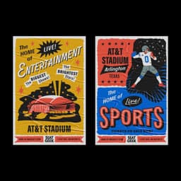 Poster Series For Seatgeek Stadium Events - thumbnail 5