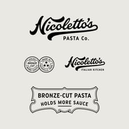 Restaurant Branding For Nicoletto's Pasta - thumbnail 4
