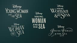 Title Treatment Concepts For Disney's Young Woman And The Sea - thumbnail 3