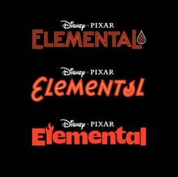 Custom Typography For Disney Pixar’s Elemental - thumbnail 3