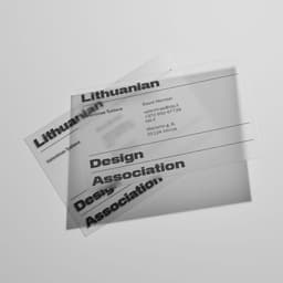 Adaptive Identity For Lithuanian Design Association - thumbnail 4