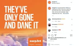 Tactical Social Campaign For Easyjet - thumbnail 2