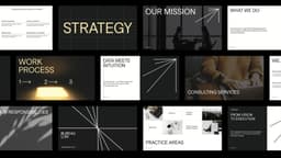 Brand Identity And Pitch Templates For A Consulting Bureau - thumbnail 9