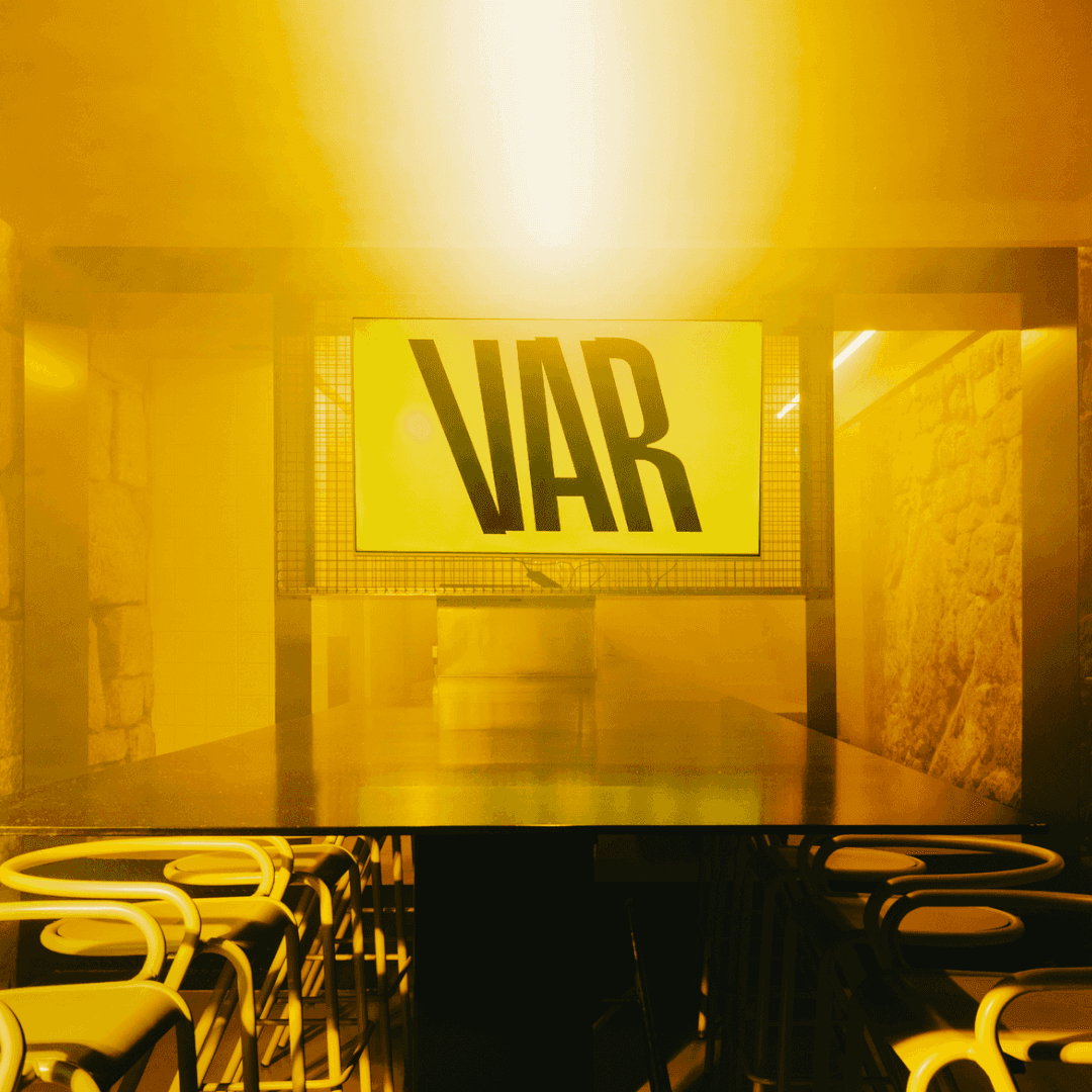 Interior And Visual Identity Design For Var Sports Bar
