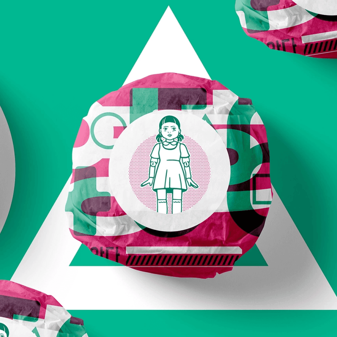 Packaging Design For Sessions X Squid Games Collaboration