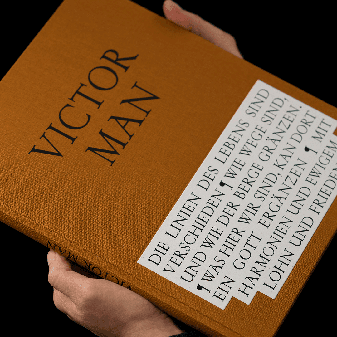 Book Design For Victor Man’s The Lines Of Life Exhibition
