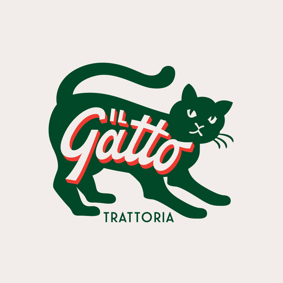 Brand Identity For Il Gatto Italian Restaurant