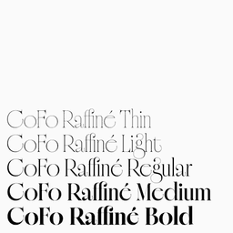 Typeface Design For Cofo Raffine cover image