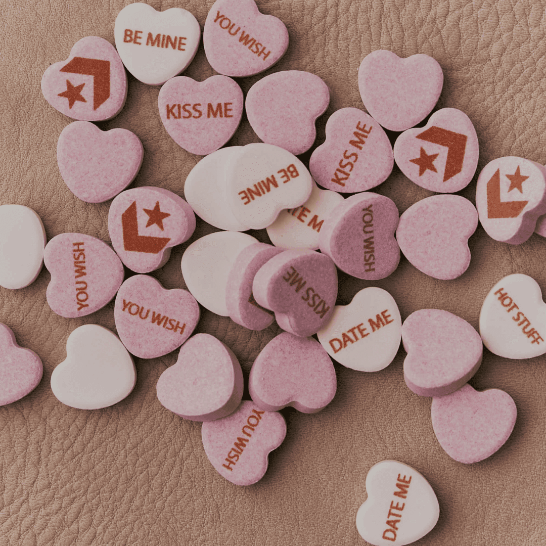 Packaging And Art Direction For Converse Valentine's Day Kit