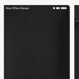 Now Often Always - Studio Don design work cover image