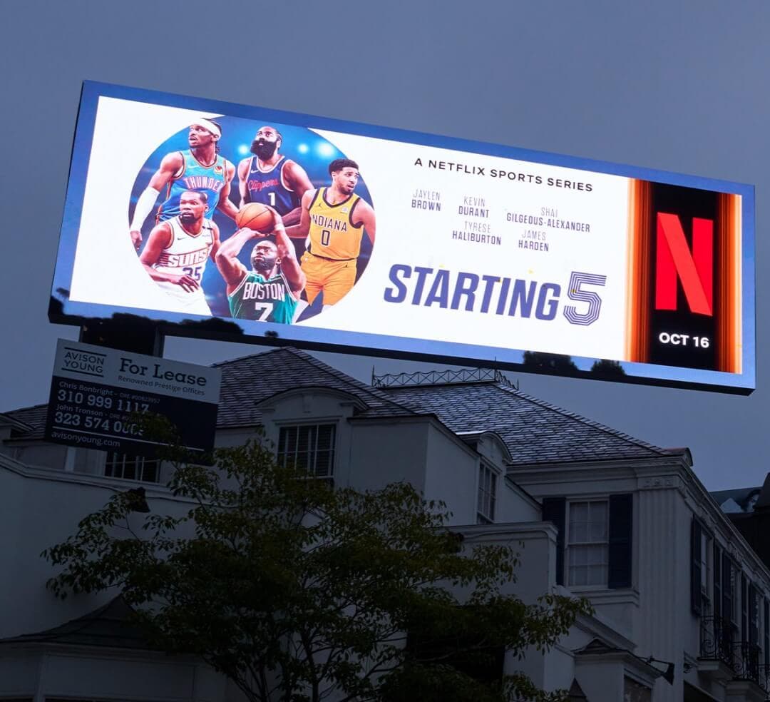 Campaign Design For Netflix Series Starting 5