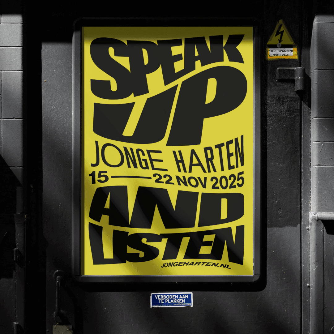 Typographic Identity For Jonge Harten Theaterfestival 2025