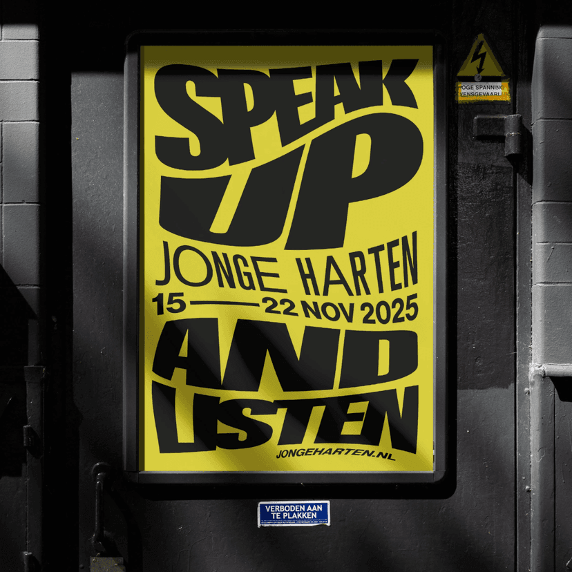 Campaign and poster design for Jonge Harten