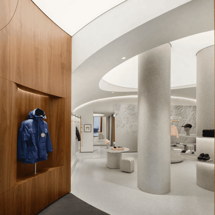 Retail flagship design for Canada Goose