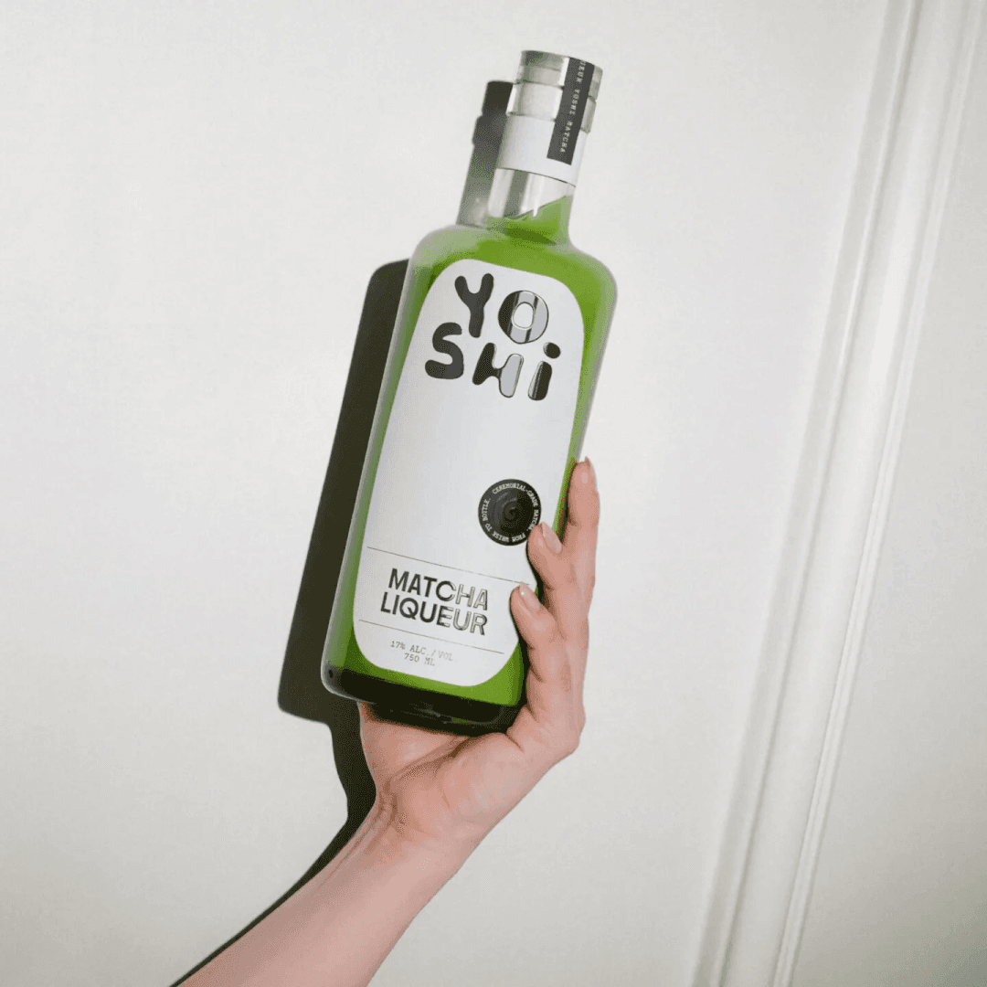 Brand Identity And Packaging For Yoshi Matcha Liqueur