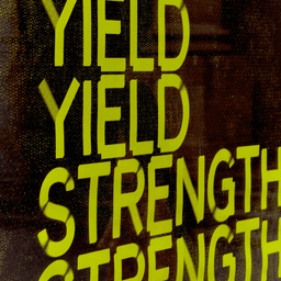 Brand Identity For The 'yield Strength' Exhibition cover image