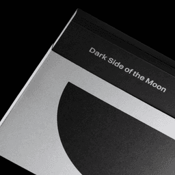 Editorial Design For The Dark Side Of The Moon Photobook cover image