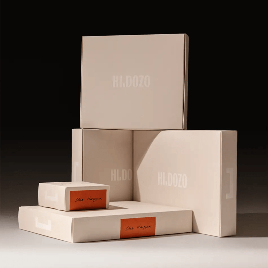 Brand Identity And Packaging For Hi.dozo Omakase Delivery Concept