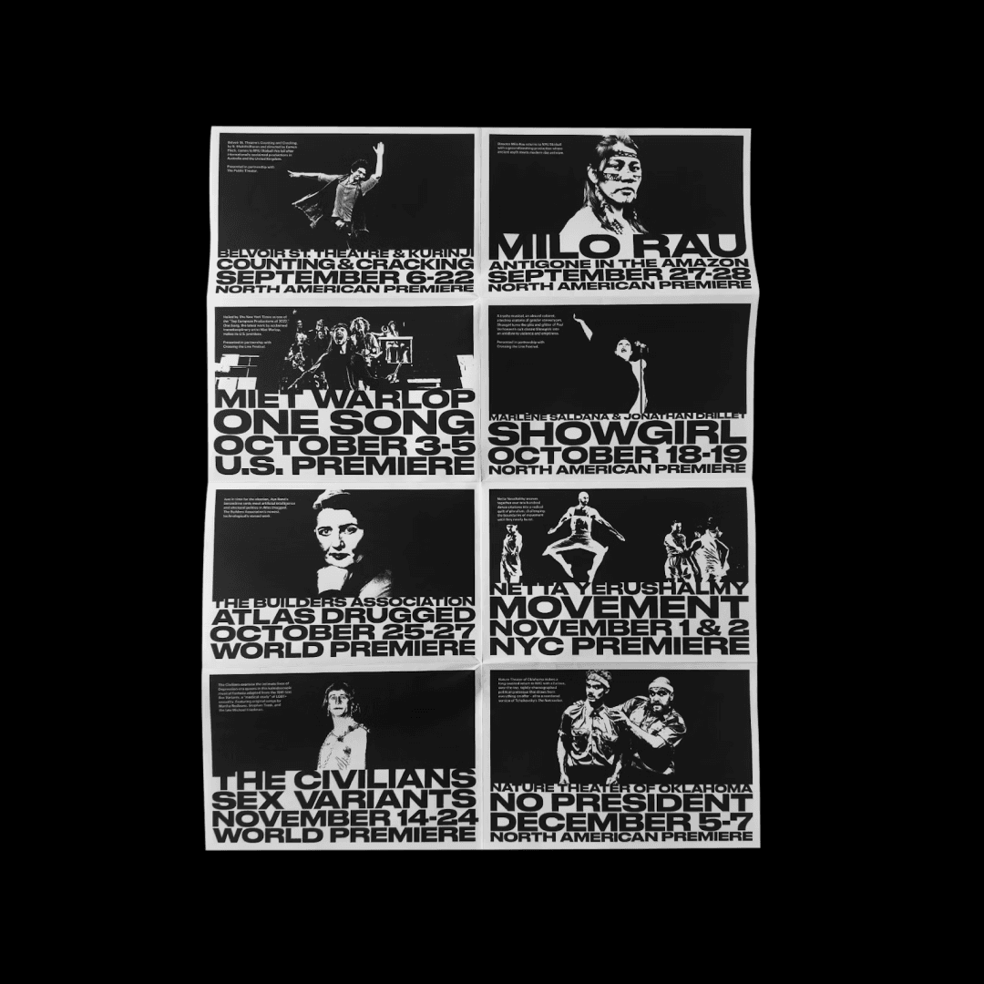 Campaign Identity For Nyu Skirball Fall 2024 Season