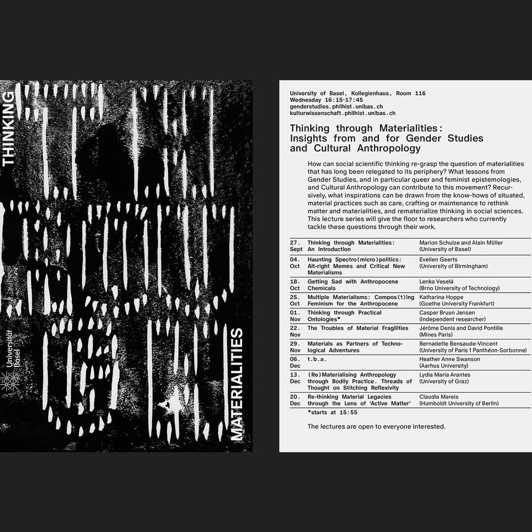 Materiality Exhibition Identity For Architectural Showcase