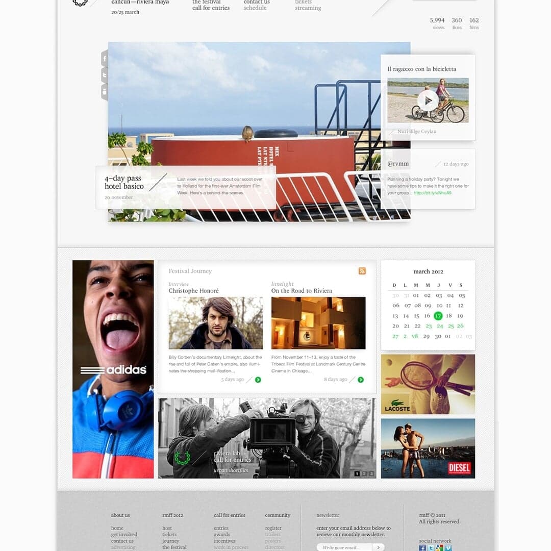 Brand Identity For Riviera Maya Film Festival