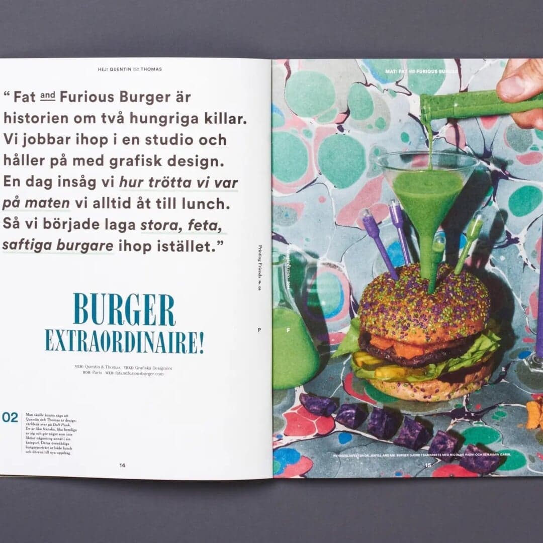 Magazine Design For Printing Friends Issue No. 8