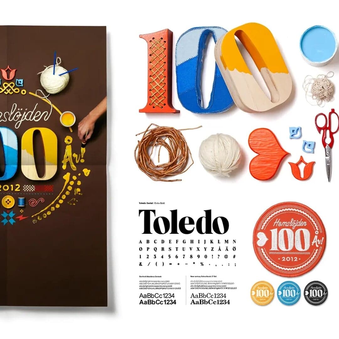 Visual Identity For The National Association Of Swedish Handicraft Societies